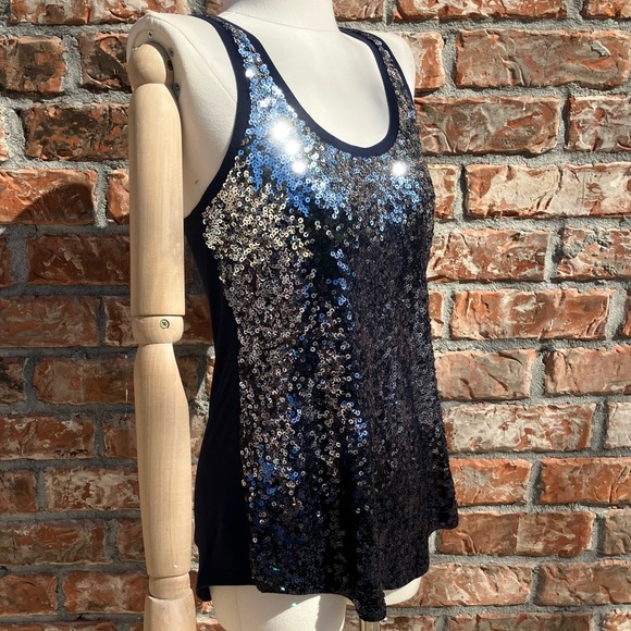 Express ombre sequined-front tank top / XS / Excellent condition - Picture 5 of 16